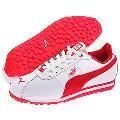 Puma Kids Turin Leather PS (Toddler/Youth) White/Raspberry
