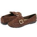 Annie Mocha Brown Leather Suede