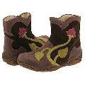 tty kids Bambou (Toddler) Tobacco Skin Leather/Chaocolate Suede