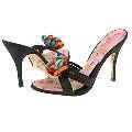 Betsey Johnson Randie Black Fabric Multi