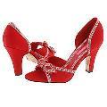 Betsey Johnson Rene Red Fabric
