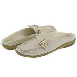 Annie Marsha Mule Pearlized Bone Leather