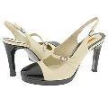 Via Spiga Branded Ice/Black Kid/Naplak(Size 10 M)