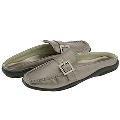 Annie Marsha Mule Pewter Leather