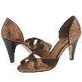 Franco Sarto Libero Coffee/Brass Kid Suede/Patent