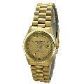 Jules Jurgensen Men's Goldtone Calendar Quartz Watch