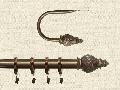 Rialto Copper 48 to 86-inch Curtain Rod Set