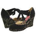 Betsey Johnson Never Black Suede