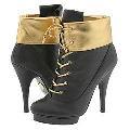 Betsey Johnson Dore Black Leather