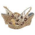 Beverly Feldman Willful Natural Mesh/Brown Multi