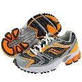 Saucony Kids Nitrous (Youth) Mid-Grey/Orange