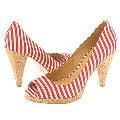 KORS Michael Kors Dubois Red Cabana Stripe Fabric