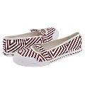 Vans Gisele W White/Windsor Wine Diamond Stripe