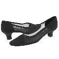 Vaneli Gingus Black Pesca Fabric/Black Mesh