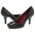 Bronx Shoes 73145 Claudine Black Snake