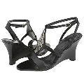 AK Anne Klein Annika Black Leather