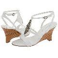 AK Anne Klein Annika White Leather