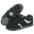 DVS Shoe Company Berra 4 Black Nubuck Skulls