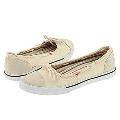 DVS Shoe Company Demi W Cream Canvas Stripes
