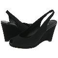 Donald J Pliner Ming Black Silk Elastic/Black Suede