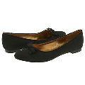 Shellys London Peep Black Fabric(Size 37 (US 6.5) M)