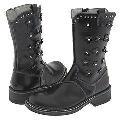 Iacovelli Kids 3518 (Toddler/Youth) Rio Nero (Black Leather)
