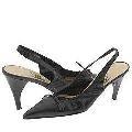Camileon Heels Nicia Black Stamped Croco