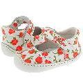 Naturino Pulcino-5 (Infant) White/Red Print(Size 17 (US 1 Infant) M)