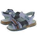 babybotte Tom (Toddler) Blue Skin Leather-Navy Grained Leather