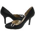 Nine West Amiri Black Satin