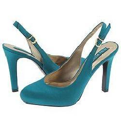 Nine West Malynn Dark Turquoise Satin