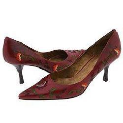 Nine West Naomi Red Distressed Leather