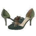 Nine West Georgy Dark Green/Dark Green Satin