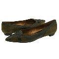 Nine West Piatz Dark Green/Medium Green Distressed Leather