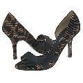 Nine West Chitty Black Gold/Black Fabric