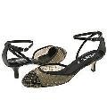 DKNY Rosalyn-netting Ankl Natural/Black