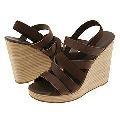 DKNY Bailey-strappy Wedge Brown W/ Tan