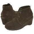 A Line Kids 12-6023 (Toddler/Youth) Dark Brown Suede