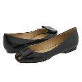DKNY Britney-Peep Toe Flat Black