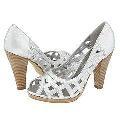 Two Lips Topez Silver Crinkled Patent