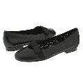 Vaneli Charmae Black Perf Nappa W/Black Satin