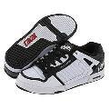Lakai Monarch White/Black Leather Print