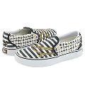 DVS Shoe Company Slauson W Grey/Blue Canvas Stripe