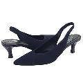Donald J Pliner Ela Navy Crepe Elastic