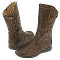 Iacovelli Kids 3503 (Toddler/Youth) Pitone T M Moro (Brown/Bronze Croco)