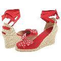 AK Anne Klein Aubrey Red Fabric