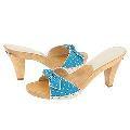 MICHAEL Michael Kors Selma Bow Slide Turquoise