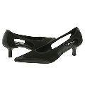 Vaneli Edsel Black Super Stretch Suede With Black Super Nappa