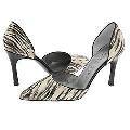 Caligarius Est White Zebra Print Patent