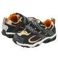 Stride Rite Baby Superball H&L (Infant/Toddler) Navy/Silver/Flame Leather/Mesh